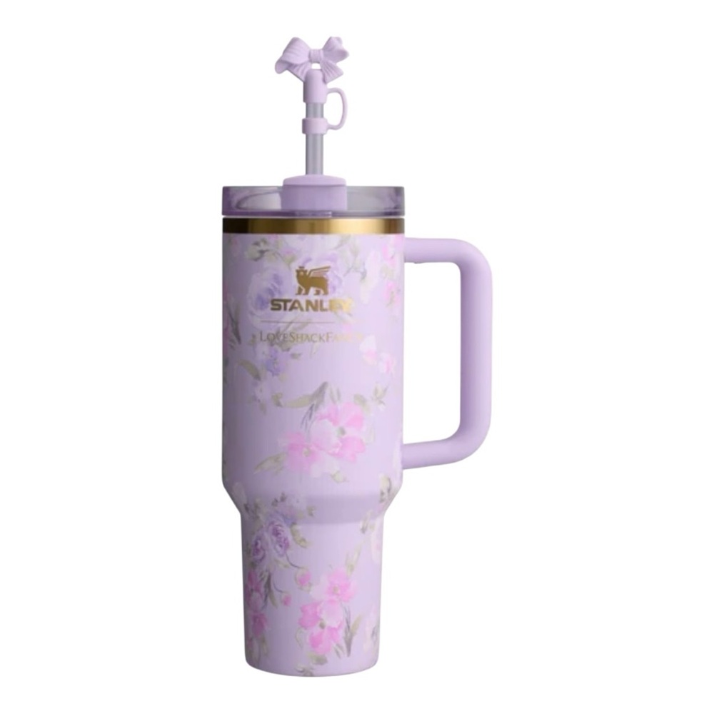 Stanley X Love Shack Fancy Happy Thoughts Quencher Tumbler 40oz‎ NIB Authentic